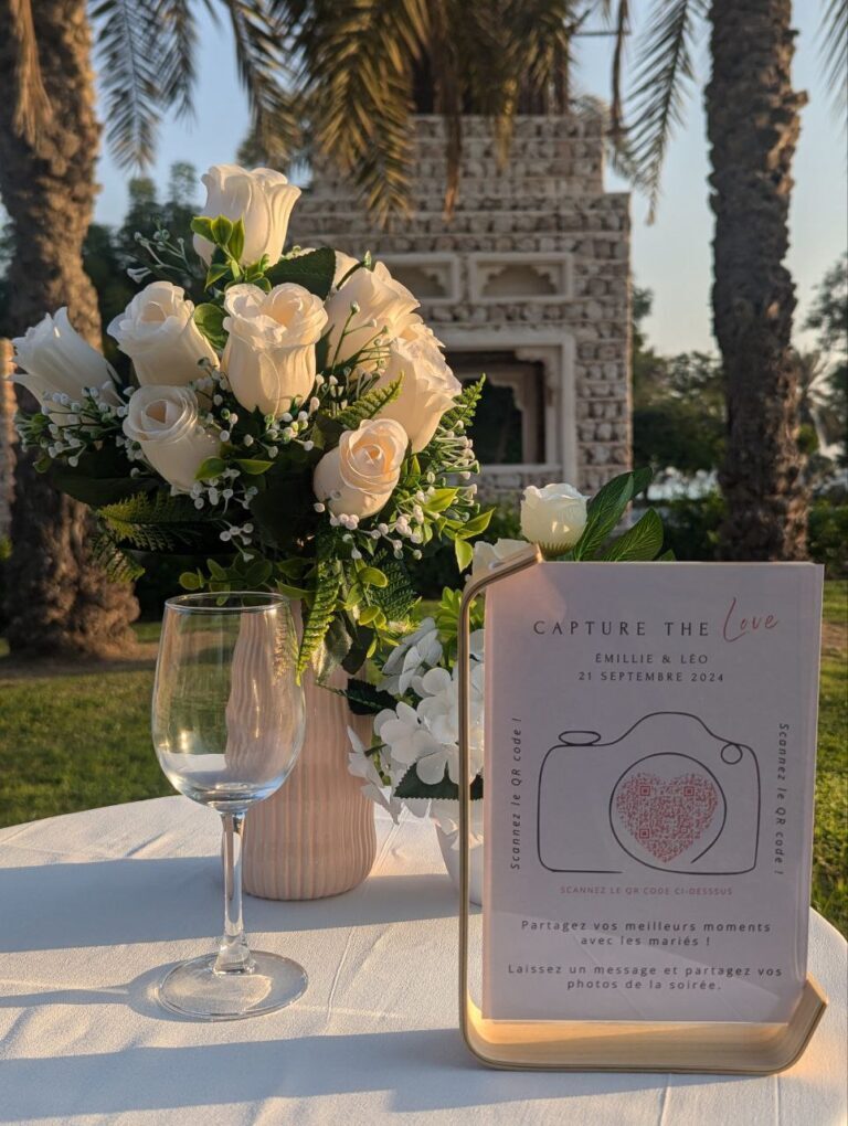 QR code photo mariage Wedswan